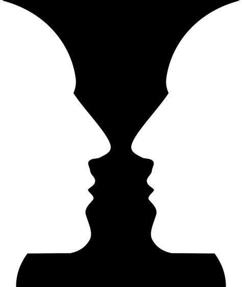 Optical Illusion Can You See Vase And Faces