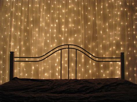 Bedroom Lights Behind A Shower Curtain Or A Sheer Drape Panel If You