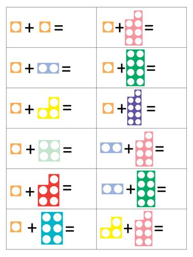 All 11,239 of our printable worksheets are completely free to download without registering or the worksheets below will help you supplement your lessons, and will also provide additional practice in addition, you can print out each worksheet for your students to take home, so they can continue to. Resultado de imagen de numicon printables | Numicon, Numicon activities, Math for kids