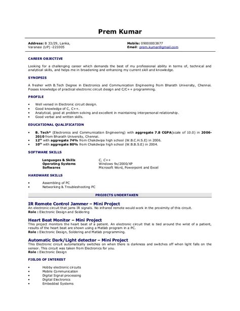 What to include in a fresher resume skills section. Fresher resume-1