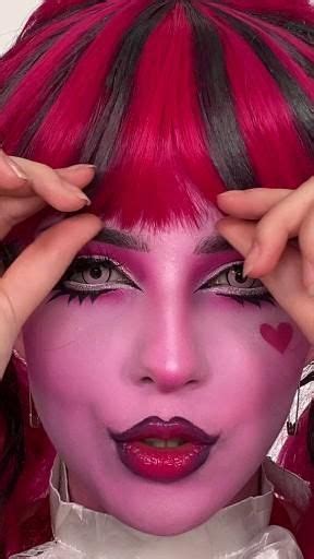 Draculaura Cosplay Charlottelooks Video Monster High Makeup