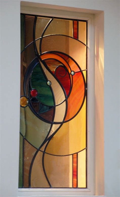 Abstract Picture Window Dave Uk Modern Stained Glass