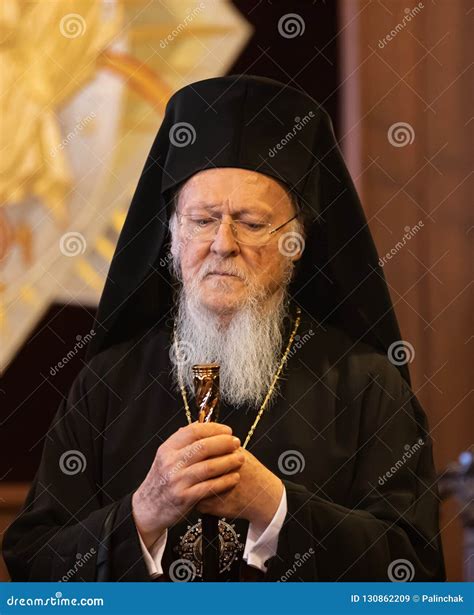His All Holiness Ecumenical Patriarch Bartholomew Editorial Stock Image