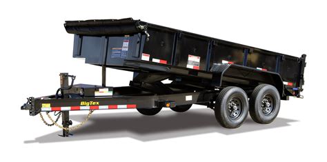 Bri Mar 5 X 10 X 15 Single Axle Dump Trailer New Enclosed Cargo