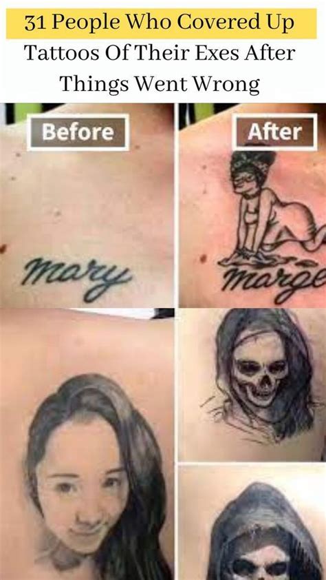 31 people who covered up tattoos of their exes after things went wrong artofit