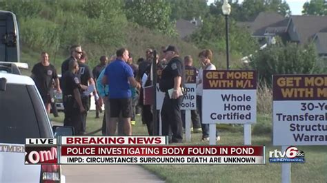 Police Investigating Body Found In Pond Youtube