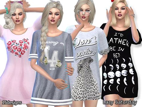 A Fresh And Fabulous Sleepwear Set For Your Female Sims Found In Tsr