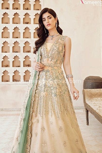 Buy Pakistani Bridal Maxi Dress For Wedding Online 2021 Nameera By Farooq