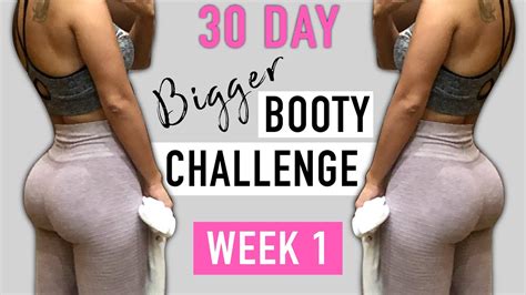 Bigger Booty Workout Challenge Week Youtube