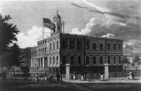 City Hall New York Nyc In 1830