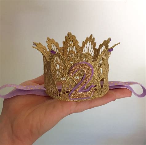 Custom Princess Crown First Birthday Crown Baby Crown Child Etsy