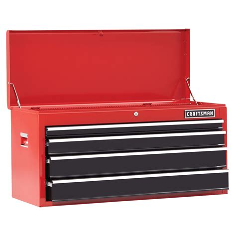 Craftsman 41 4 Drawer Heavy Duty Top Chest Red