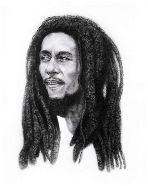 Bob Marley Portrait Drawing By Santiago Albitre Saatchi Art