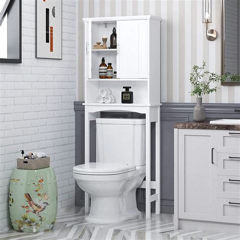 Buy Spirich Home Over The Toilet Storage Cabinet Bathroom Shelf Over