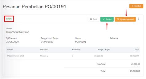 Cara Membuat Pesanan Pembelian Purchase Order Kledo