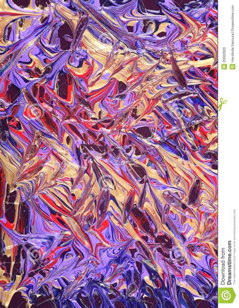 Purple And Red Painting Stock Photo Image Of Colorful 20002920