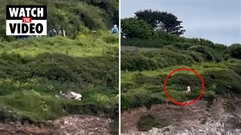 Couple Caught Having Sex On Edge Of A Cliff In Video In Cornwall Uk Au — Australias