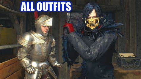 Resident Evil 4 Remake All Unlockable Outfits And Costumes Youtube