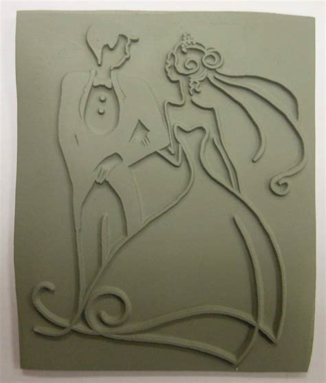 Bride And Groom Unmounted Rubber Stamp EBay