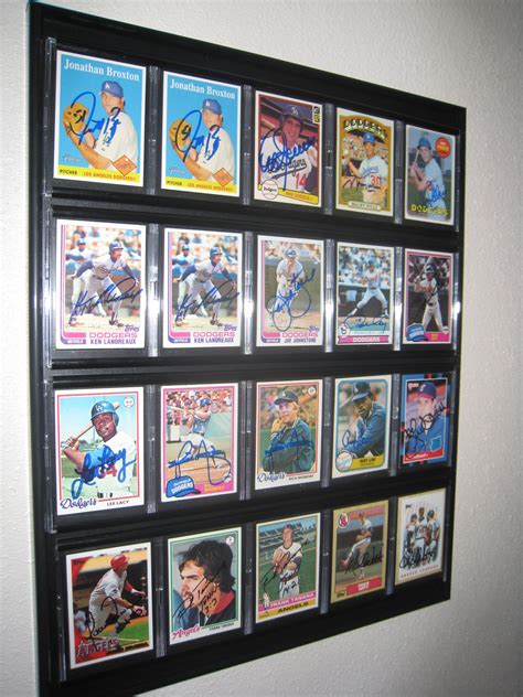 Whether you are looking for a baseball card display case, a baseball. My Autograph Signings: Baseball Card Display