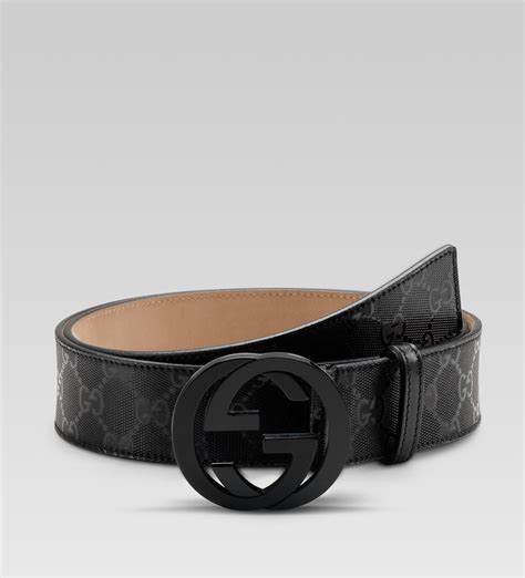 Gucci Belt With Interlocking G Buckle 223891fu49x1000 Mens Gucci