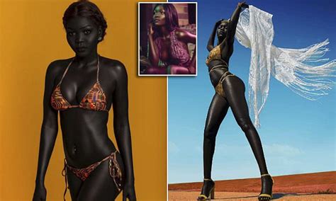 you are beyond beautiful sudanese model dubbed the queen of the dark encourages black women