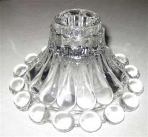 Vintage Anchor Hocking Candlewick Boopie Style Candle Holders Clear