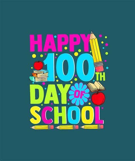 Happy 100 Days Of School T For Teachers Kids 100th Day T Shirt