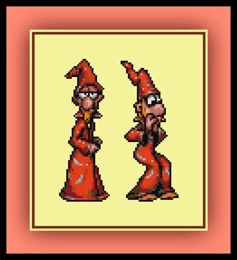 Free Discworld Cross Stitch Pattern Rincewind And Game Review Cross