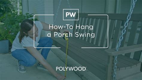 How To Hang A Porch Swing Youtube