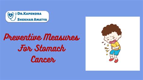 Preventive Measures For Stomach Cancer Dr Kapendra Shekhar Amatya