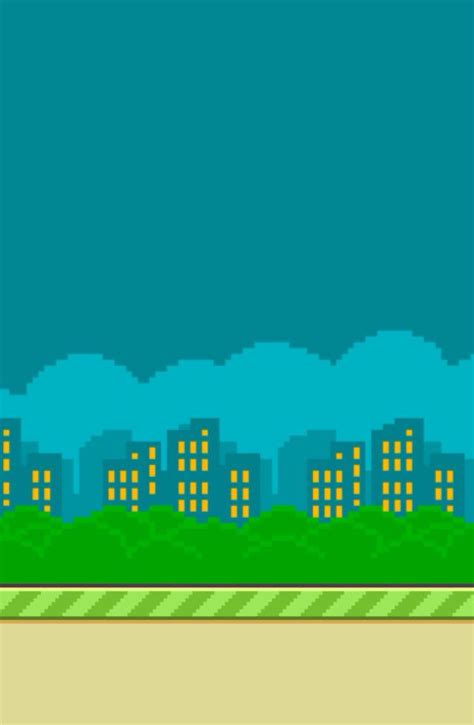 Flappy Bird City Background Makes A Nice Wallpaper Gedung Pencakar