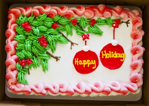 60 showstopping christmas cake recipes A Dewey's holiday sheet cake! Cake # 009. | Christmas and Holiday Cakes | Pinterest | Cake ...