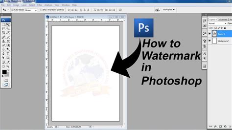 How To Make Watermark In Photoshop Tutorial Youtube