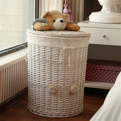Large Woven Laundry Basket With Lid - Joeryo ideas gambar png