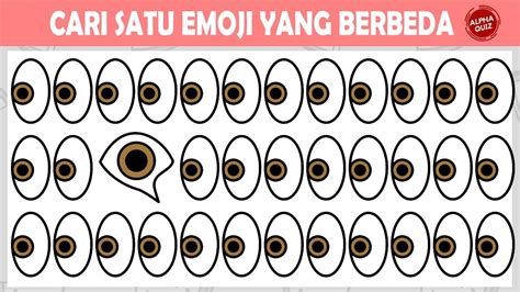 LANGSUNG TES DONK I TEKA TEKI CARI SATU EMOJI YANG BERBEDA I RIDDLE