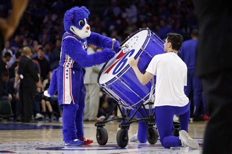 The 76ers introduced their new mascot on tuesday, a fuzzy blue dog named franklin. 76ers in the playoffs, Mayoral candidate Butkovitz, solar ...