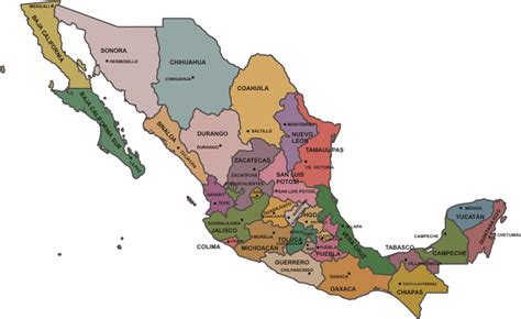 Top 64 Imagem Planisferio De La Republica Mexicana Con Nombres Y