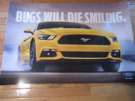 2015 Ford Mustang Poster 50th Anniversary New 24 X 36 1729412602