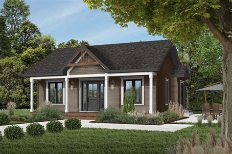Plan 21255dr 2 Bedroom Cottage House Plan Small Bungalow Cottage