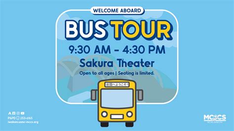 Welcome Aboard Bus Tour
