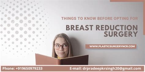 Things To Know Before Opting For Breast Reduction Surgery