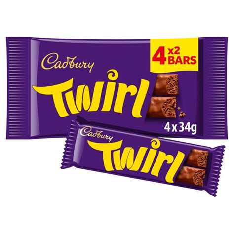 cadbury twirl chocolate bar multipack ocado