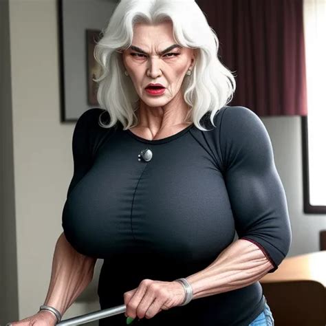 Wallpaper Converter Gilf Huge Sexy Huge Serious Strong Granny