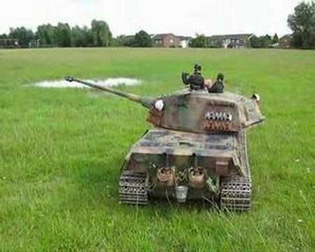 Scale RC King Tiger RC Tank Compilation Firing Shots Rc Tank