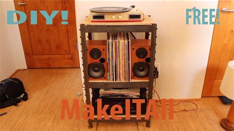 Diy Vinyl Record Player Stand Crafts Diy And Ideas Blog