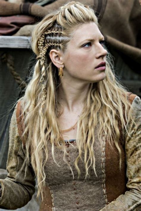Viking hairstyles are often characterized by long, thick hair on the top and back of the head. Image result for lagertha hair tutorial | Medieval hairstyles, Viking hair, Lagertha hair