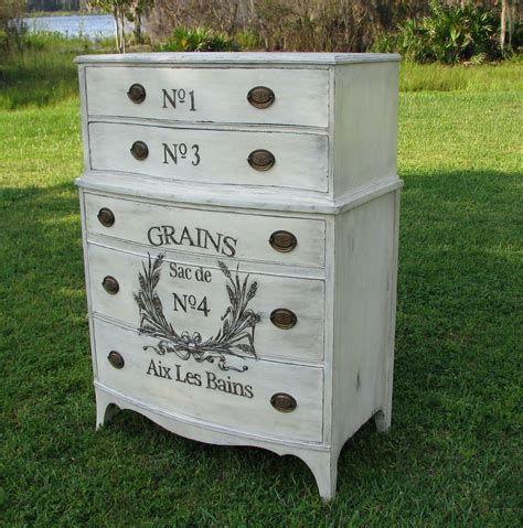 RESERVED for April--Shabby Chic Dresser, Painted Furniture, French