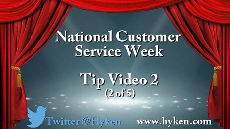 national customer service week tip 2 youtube