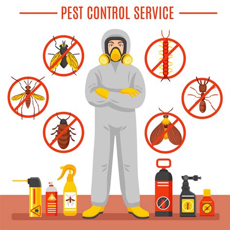 Pest Control Service Illustration 484526 Vector Art At Vecteezy